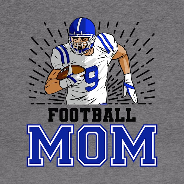 Football Mom // Retro Football Player by SLAG_Creative